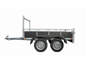 Remorque 225x132 cm double essieu